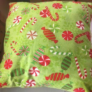 Candy Cane Decorative Pillow